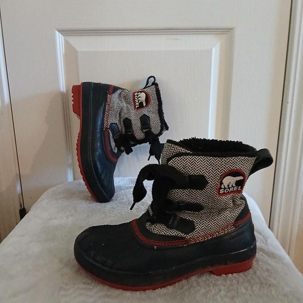 Sorel Tivoli Herringbone Waterproof Winter Boots 6 Gorpcore Utility Duck Boots